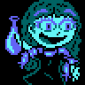These are the proper colors for Chibi yuurei Reida... The colors in the snes example are wrong, do not be decieved by their lies!